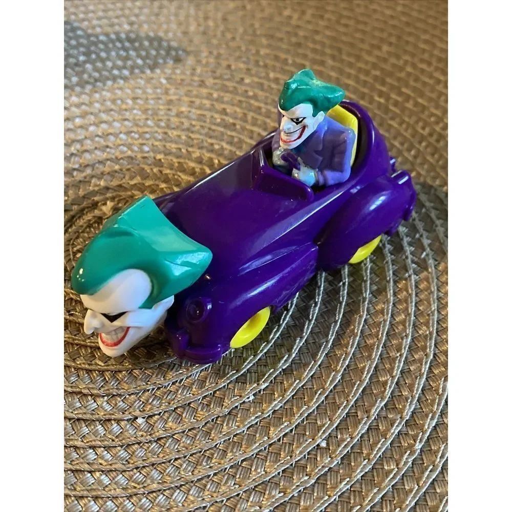 1993 McDonalds Purple Joker Car Vintage Batman Dc Comics